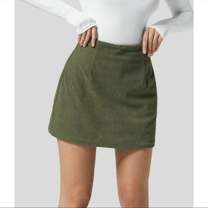 Brand new with tags Halara 2-in-1 Mini A line skirt with built in shorts